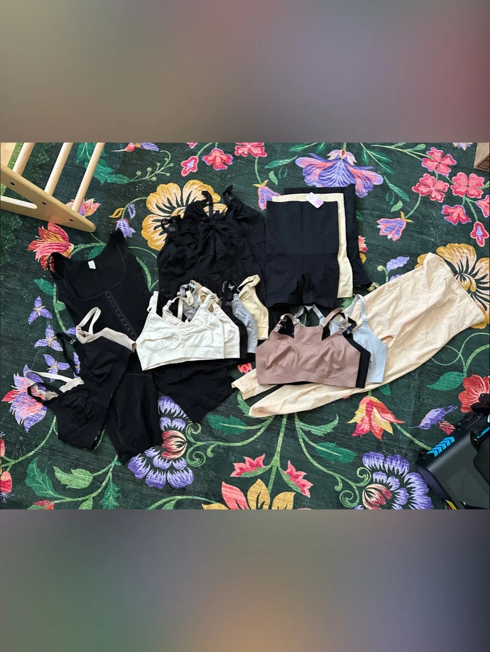 Nursing bras, tanks and postpartum shape wear
